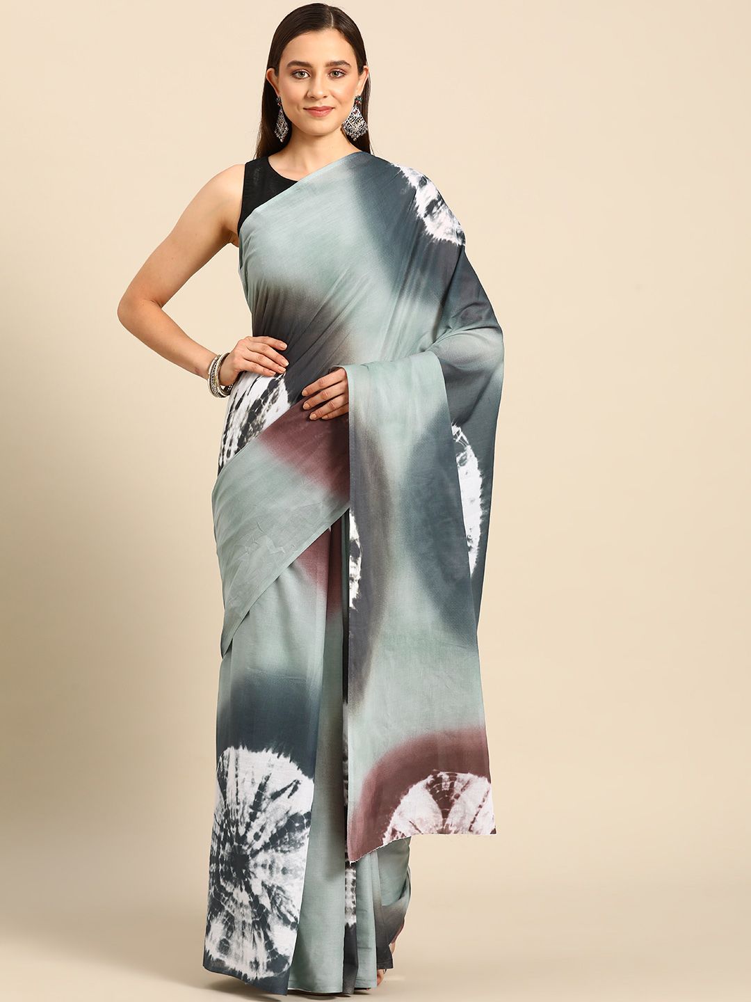 BUTA BUTI Tie and Dye Pure Cotton Saree