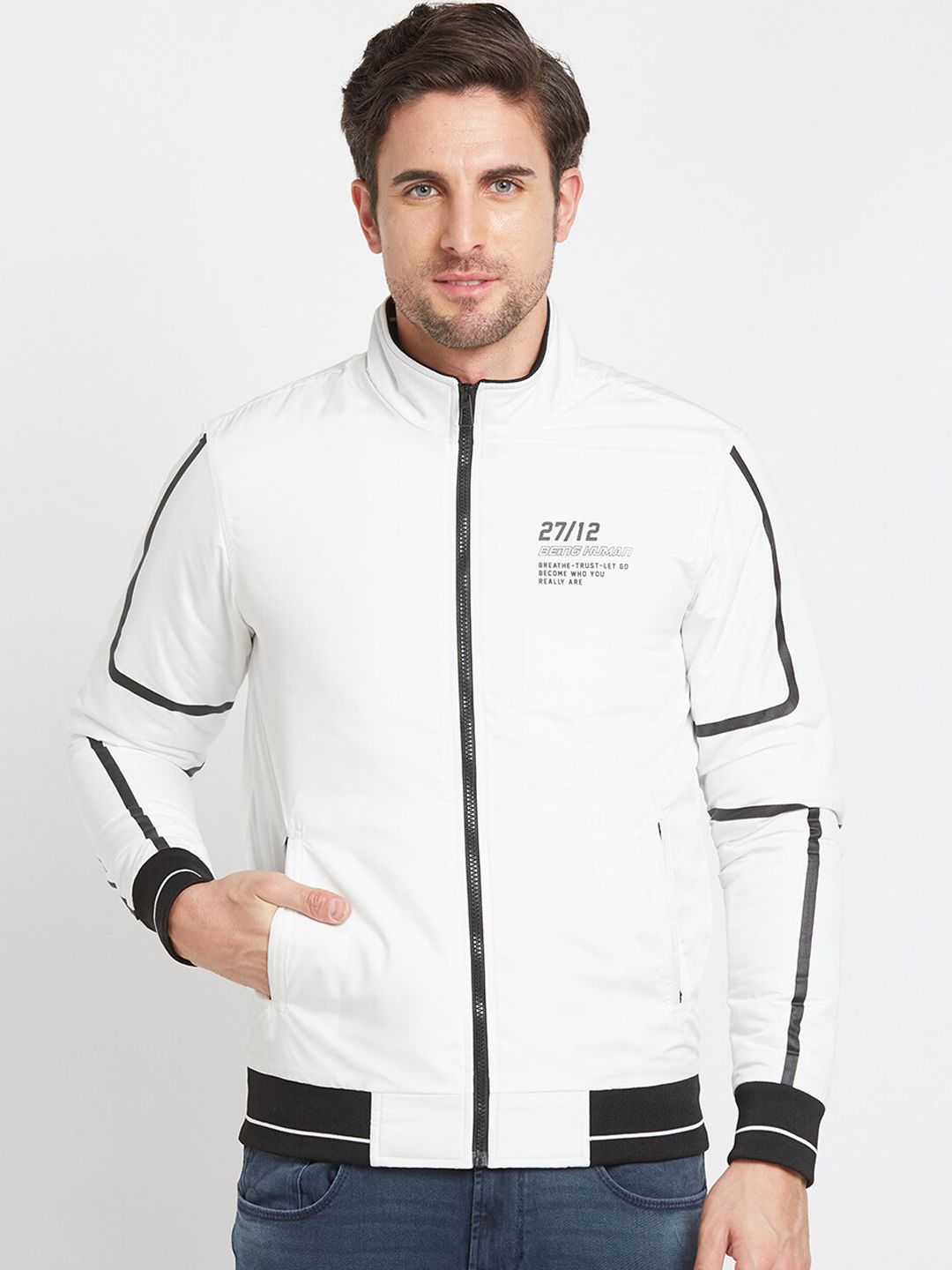 Buy BEAT LONDON by PEPE JEANS Colourblocked Padded Jacket