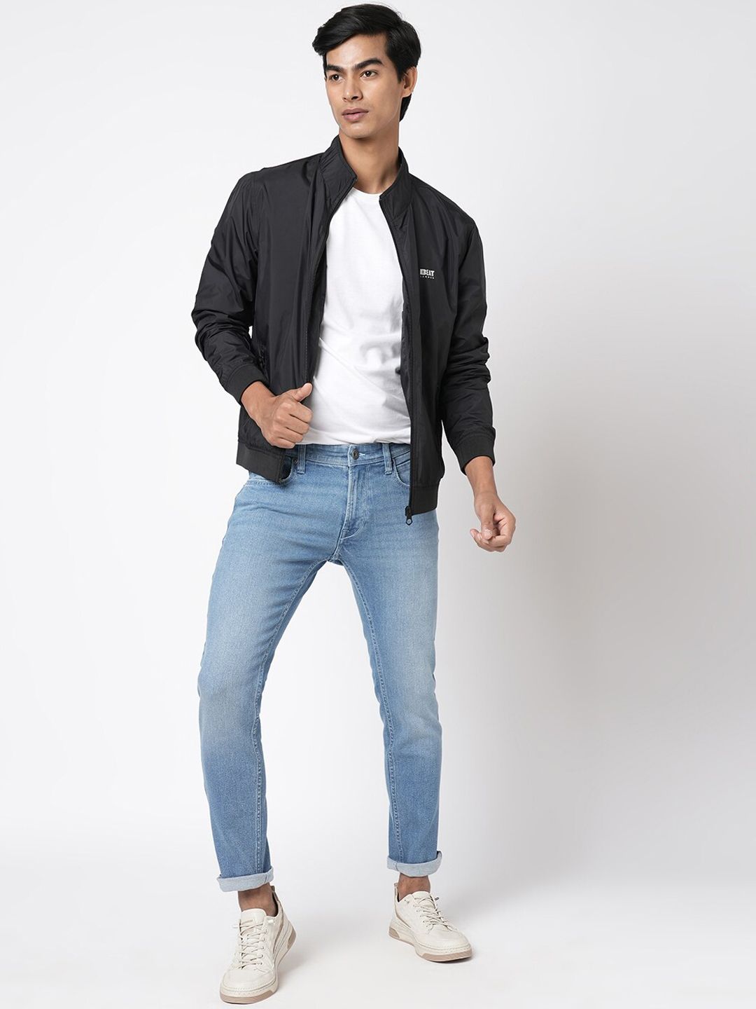 BEAT LONDON by PEPE JEANS Black Lightweight Sporty Jacket