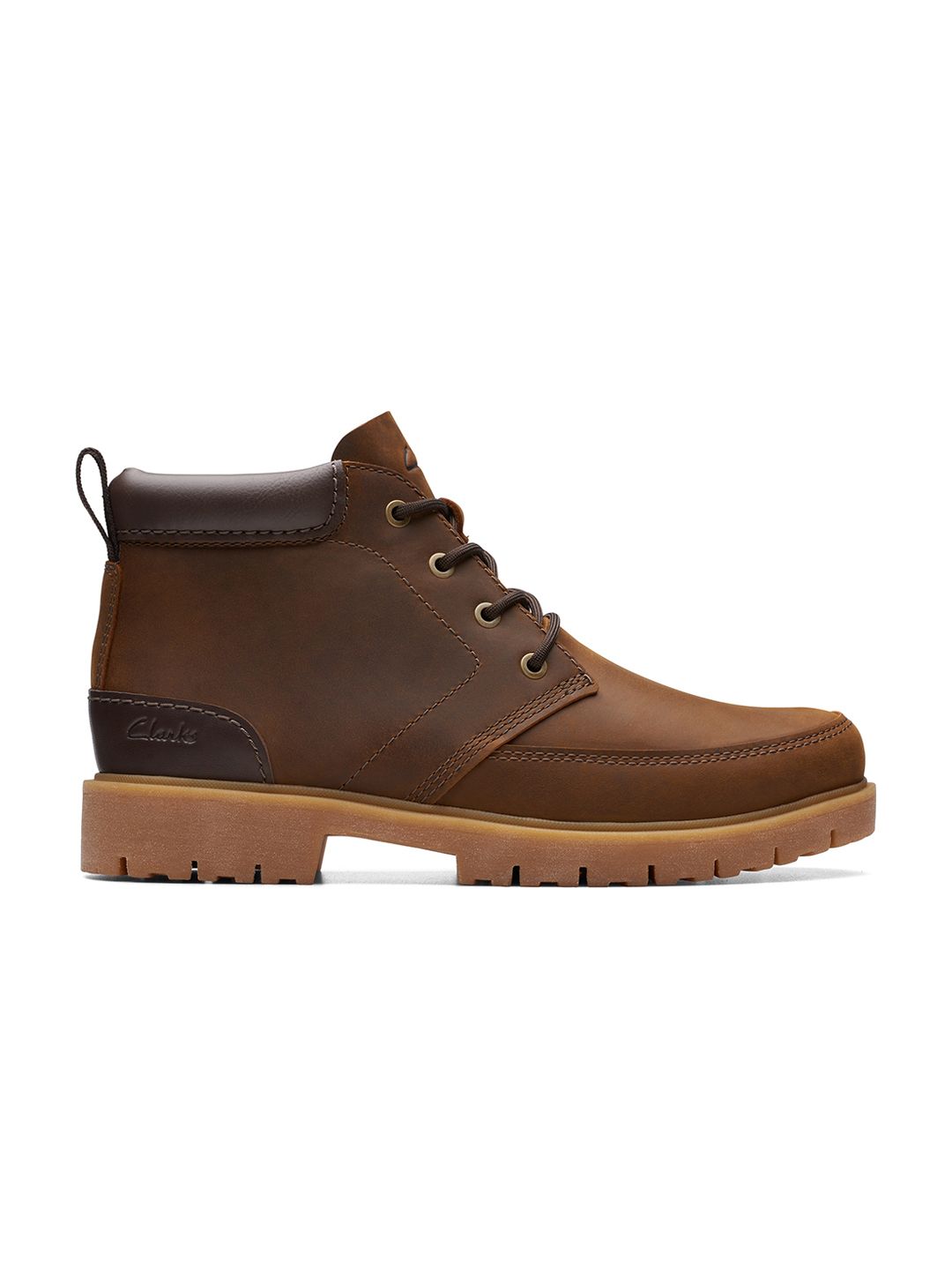 Buy Clarks Men Rossdale Mid Top Leather Regular Boots - Boots for