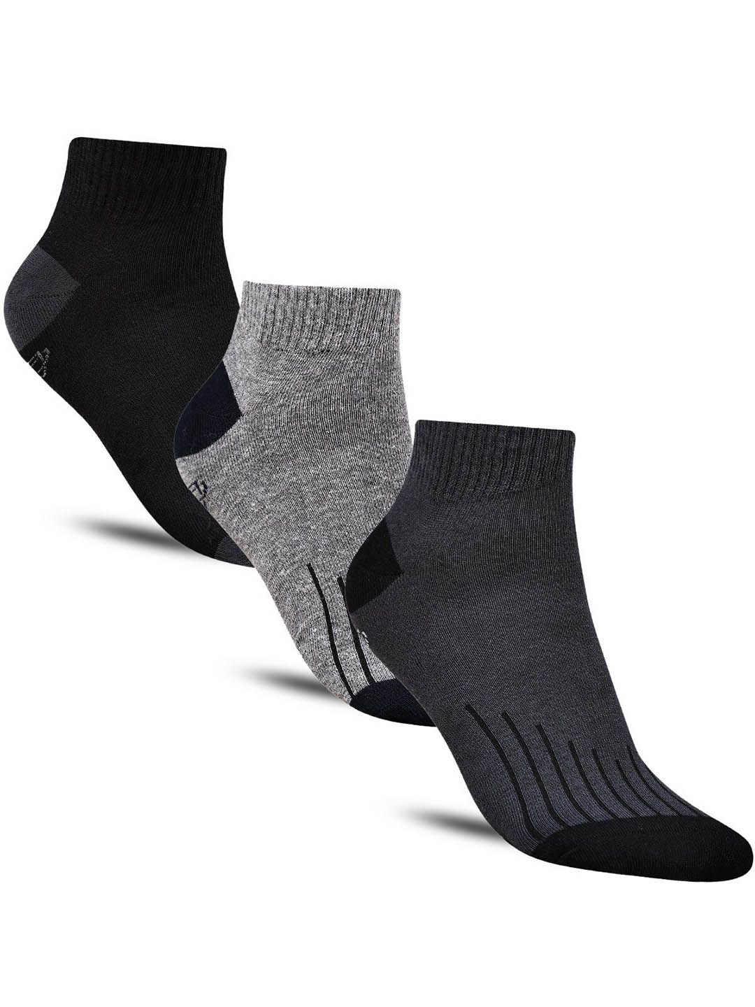 Dollar Socks Men Pack Of 3 Cotton Ankle-Length Socks