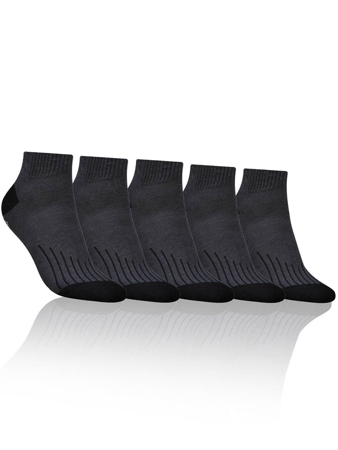 Dollar Socks Men Pack Of 5 Cotton Ankle Length Socks