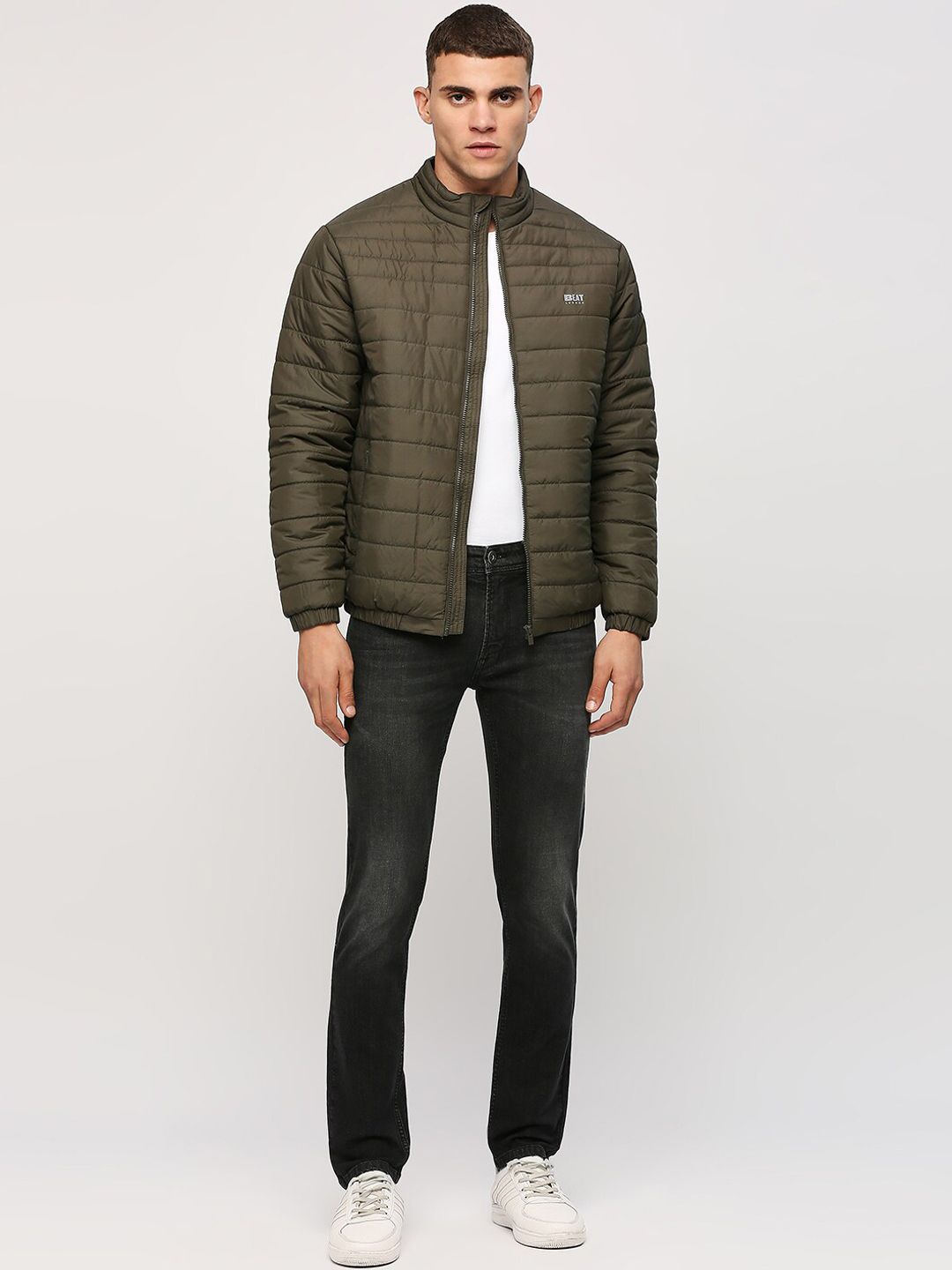 BEAT LONDON by PEPE JEANS Mock Collar Padded Jacket