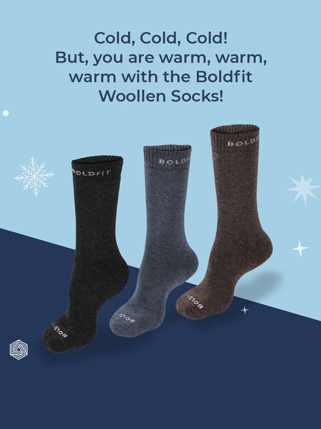 BOLDFIT Men Pack of 3 Cotton Ankle Length Socks