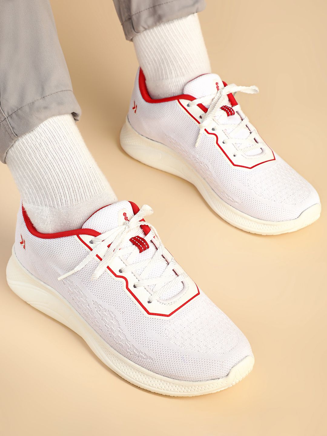 Paragon Eeken KE1234G Men Textured Lace-Up Walking Shoes