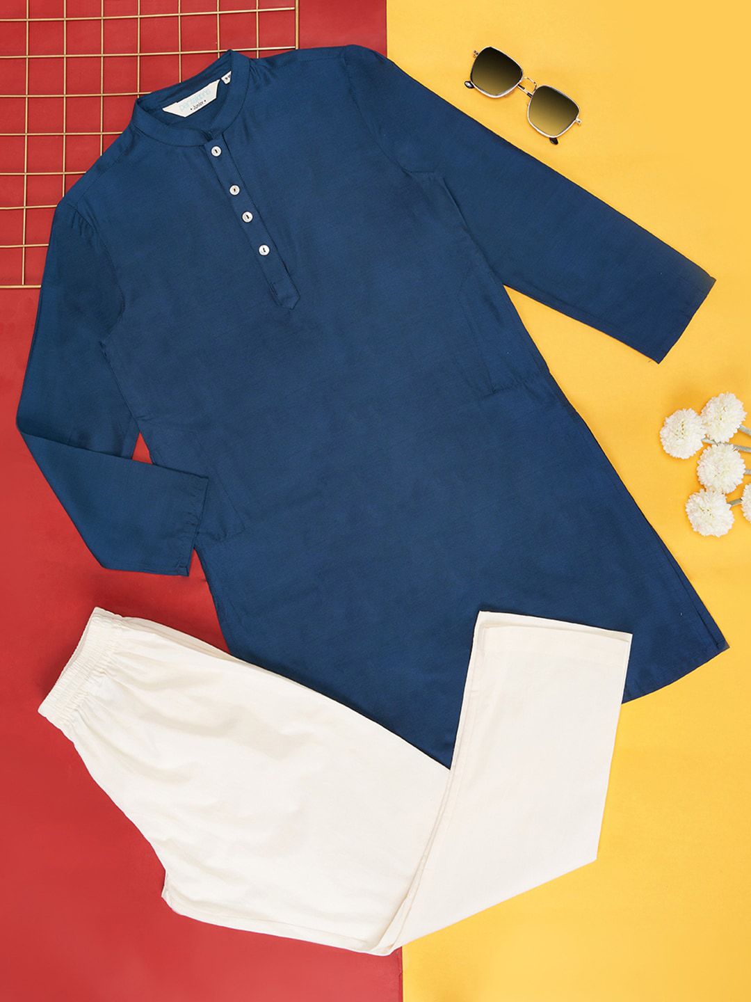 indus route by Pantaloons Boys Regular Kurta With Pyjamas
