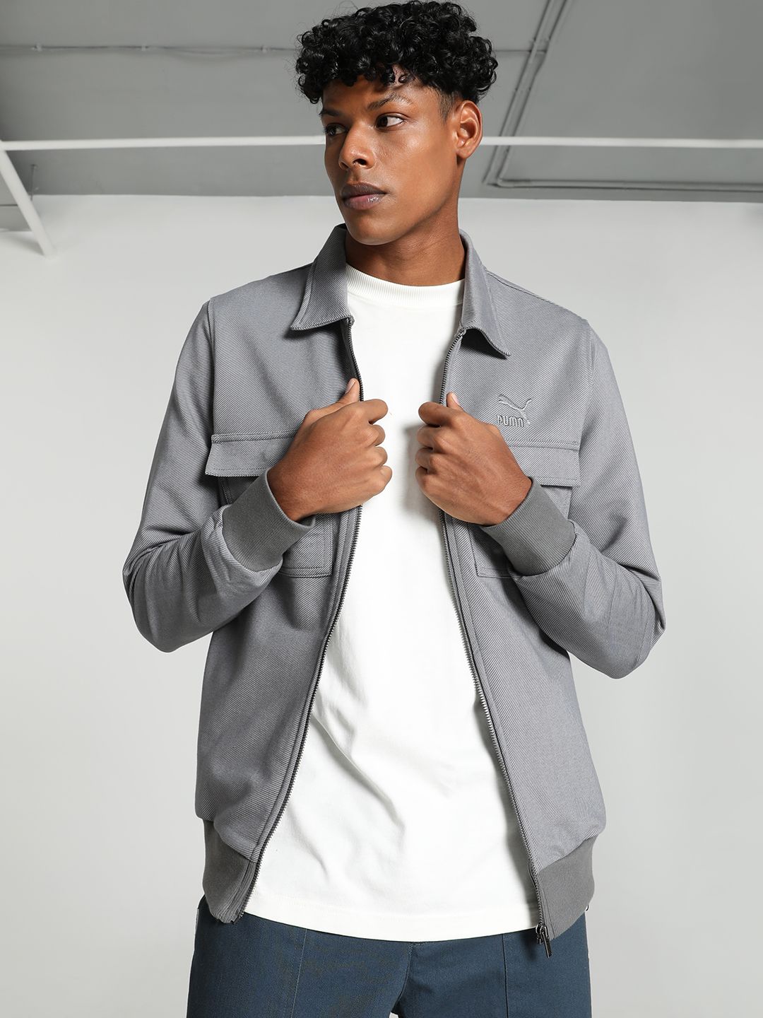 Puma Spread Collar Outdoor Tailored Jacket