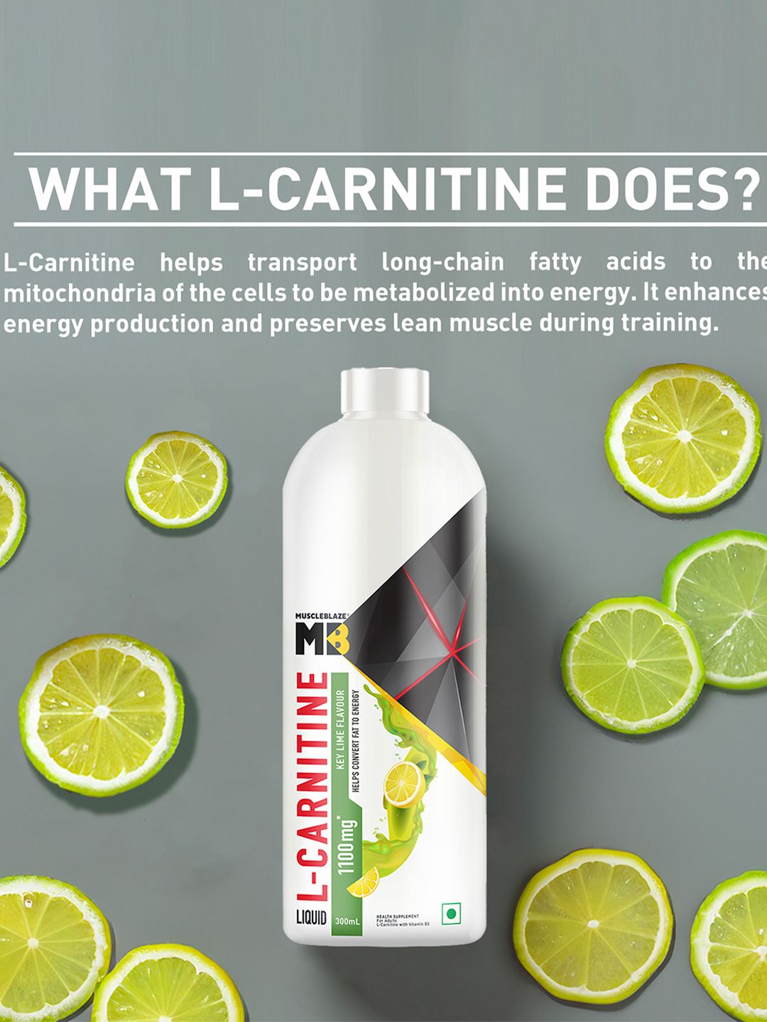 l carnitine mb MuscleBlaze Liquid L-Carnitine PRO 3300mg, Tangy Orange, 450ml 2 L-Carnitine 3000 Liquid