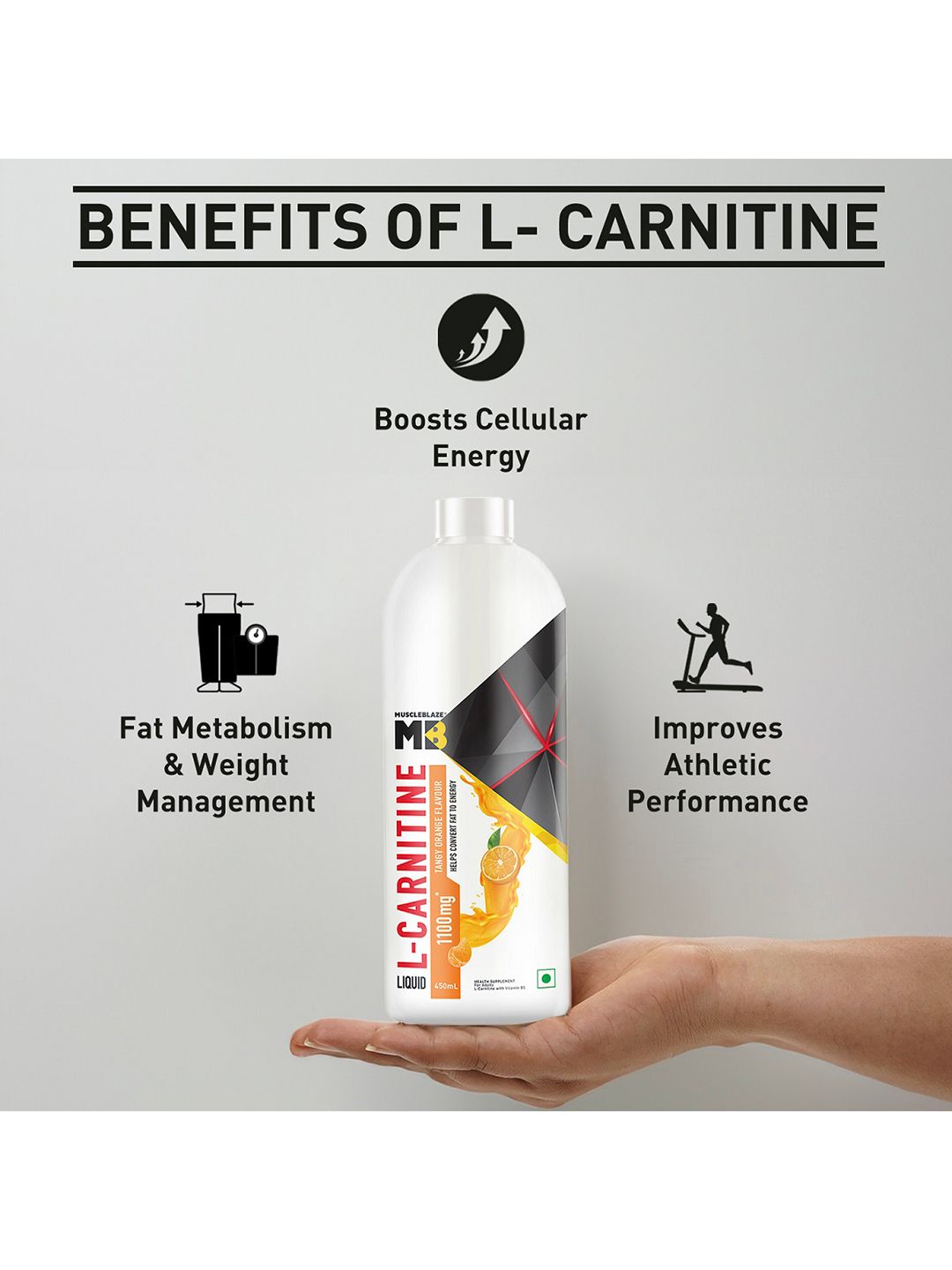 Buy MuscleBlaze Liquid L-Carnitine 1100 mg - 450ml - Weight Loss  Supplements for Unisex 25073054 | Myntra