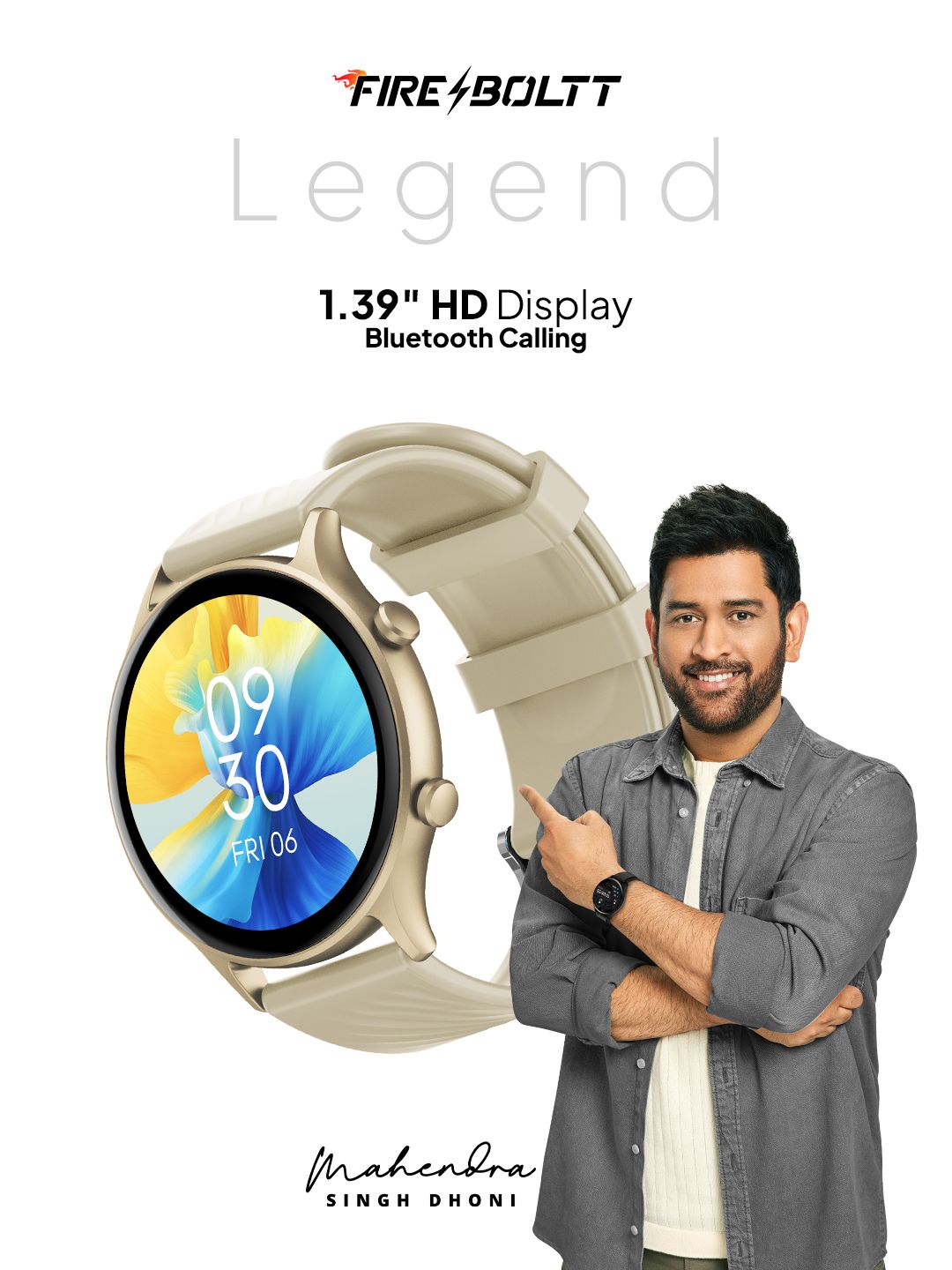 Buy Fire-Boltt Legend Bluetooth Calling Smartwatch with Dual
