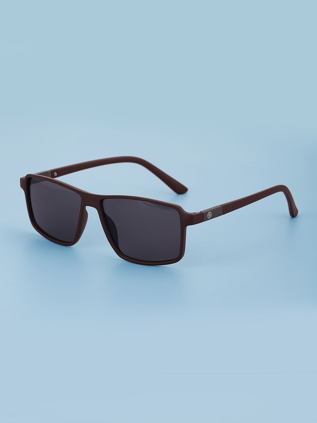 Carlton London Unisex Black Lens & Brown Wayfarer Sunglasses with UV Protected Lens