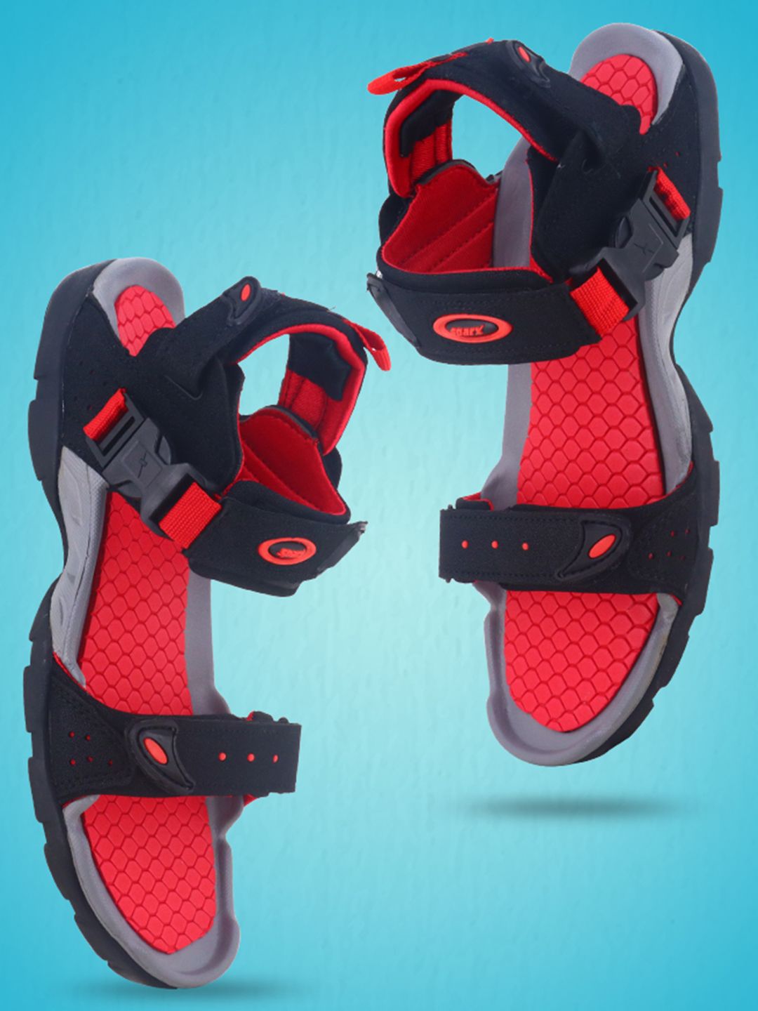 Sparx Men Textured Sports Sandals