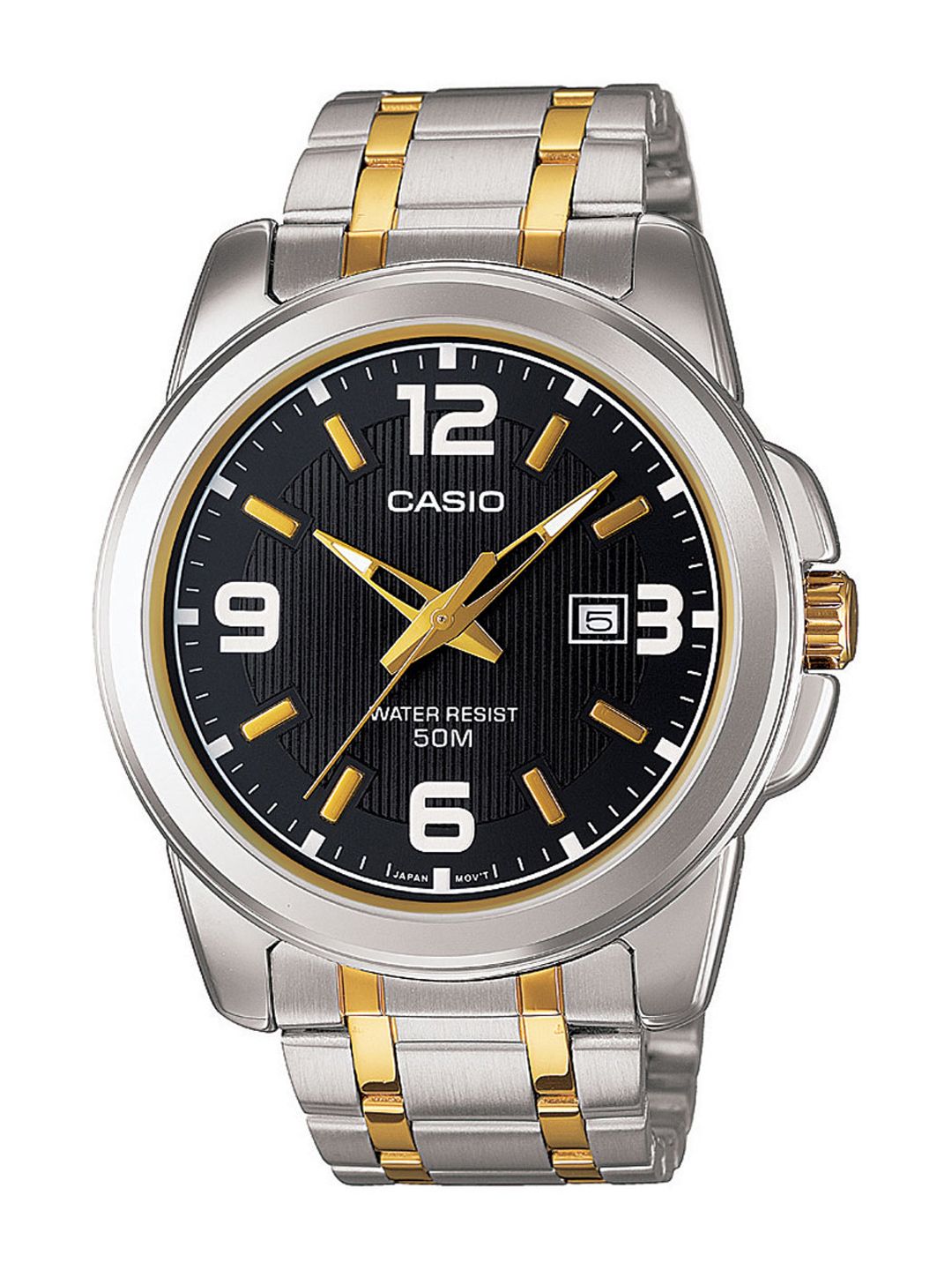 Buy Casio Enticer Men MTP-1314D-1AVDF Black Analog Dial Metal A550