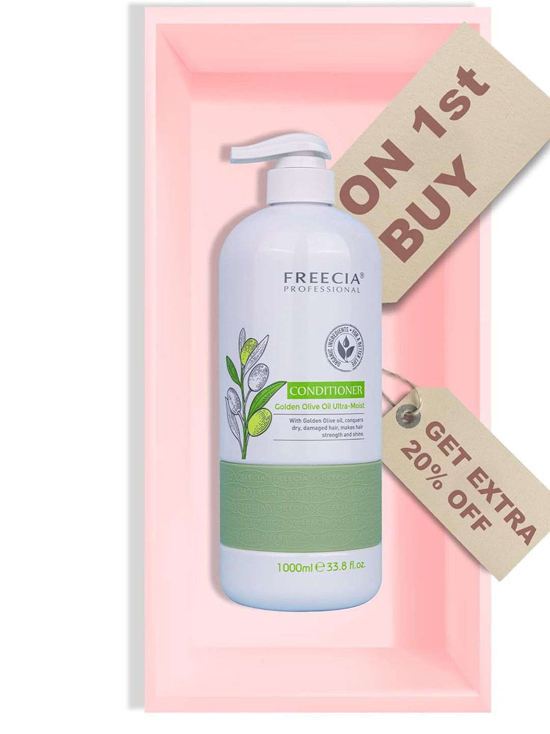 Freecia Professional Golden Olive Ultra Moist Conditioner - 1000ml