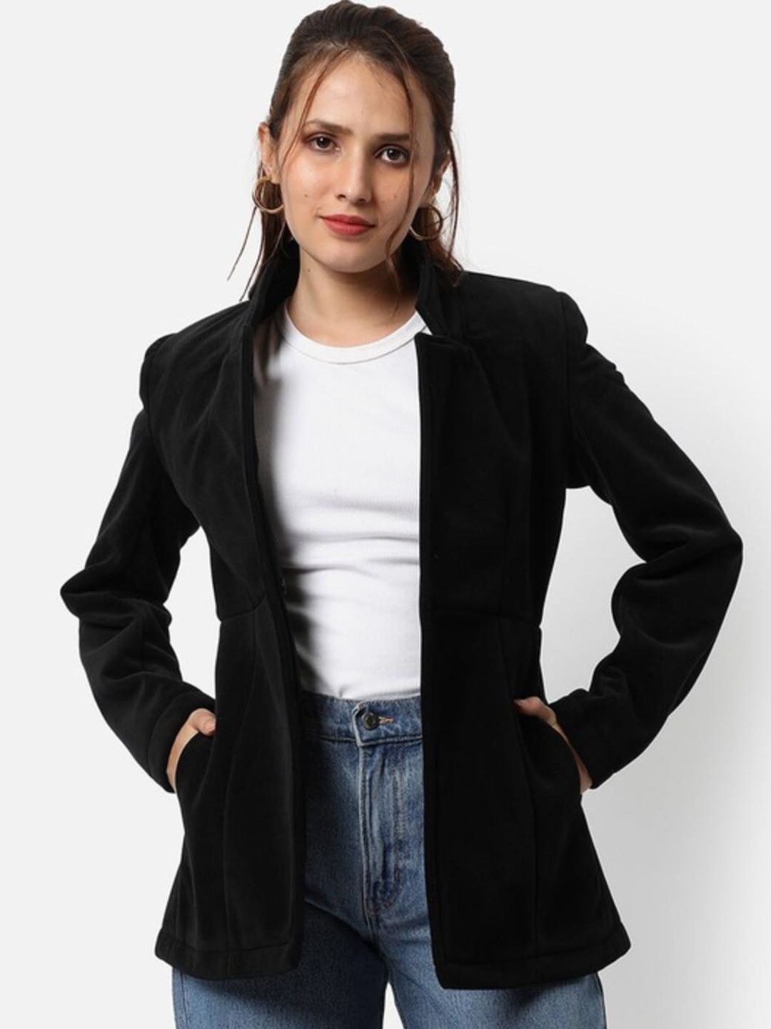 PINACOLADA Notched Lapel Collar Single-Breasted Blazer