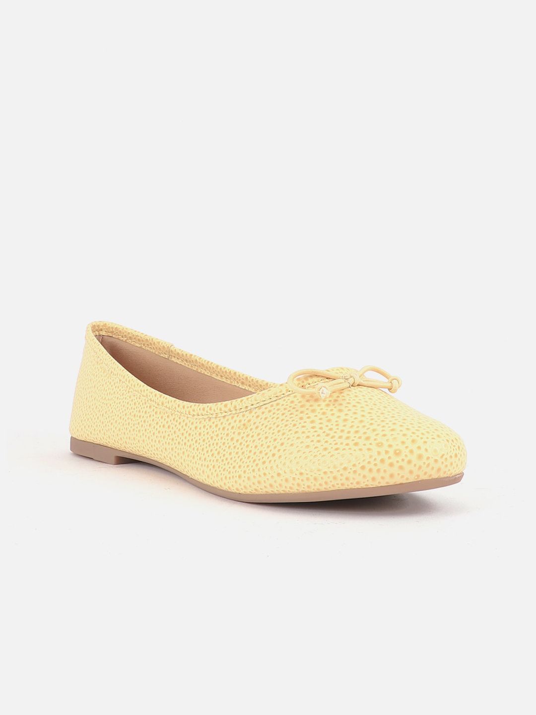 Carlton London Animal Textured Ballerinas Flats