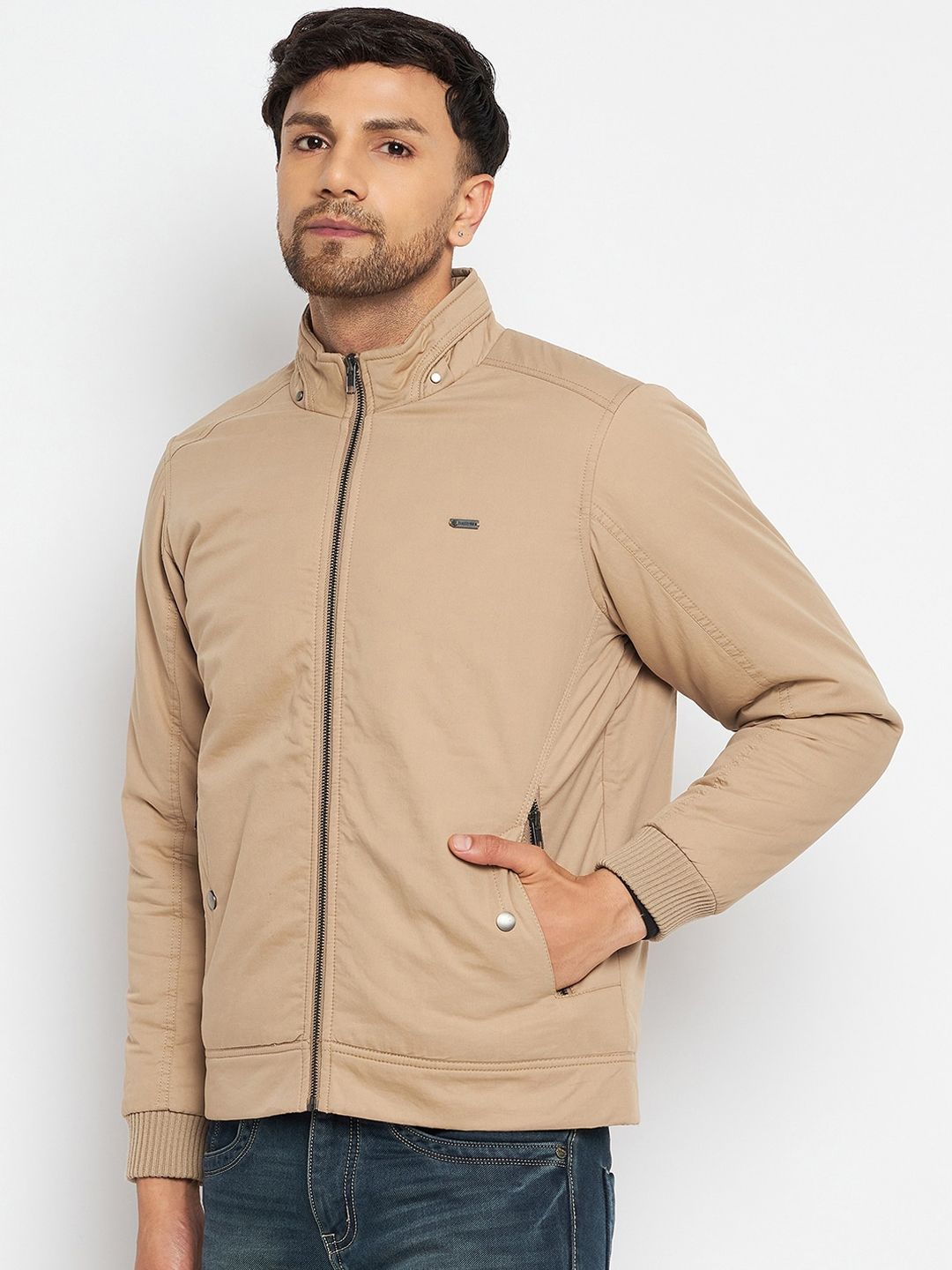 Buy Duke Stand Collar Padded Jacket - Jackets for Men 25162546