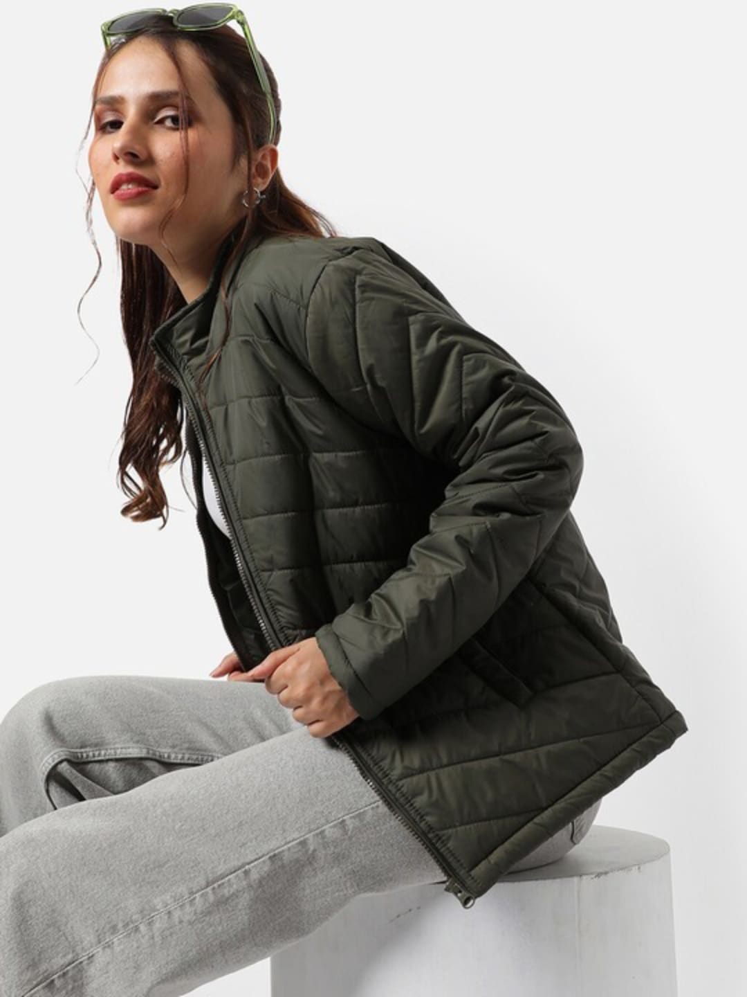 PINACOLADA Stand Collar Windcheater Outdoor Puffer Jacket