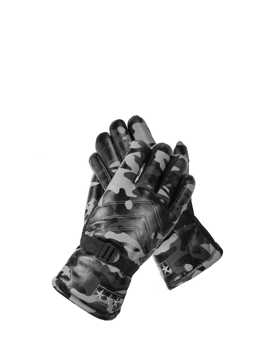 Alexvyan Men Protective Snow & Wind Proof Thermal Riding Winter Warm & Soft Gloves