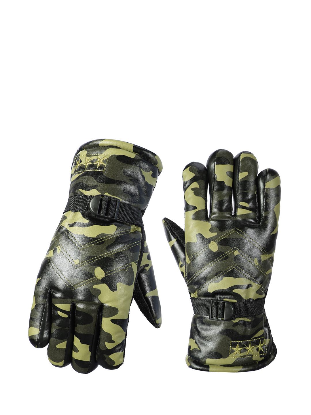 Alexvyan Men Protective Snow & Wind Proof Thermal Riding Winter Warm & Soft Gloves