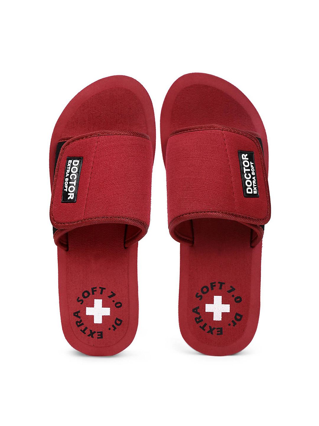 DOCTOR EXTRA SOFT Women Textured Orthopedic Non-Slip Sliders