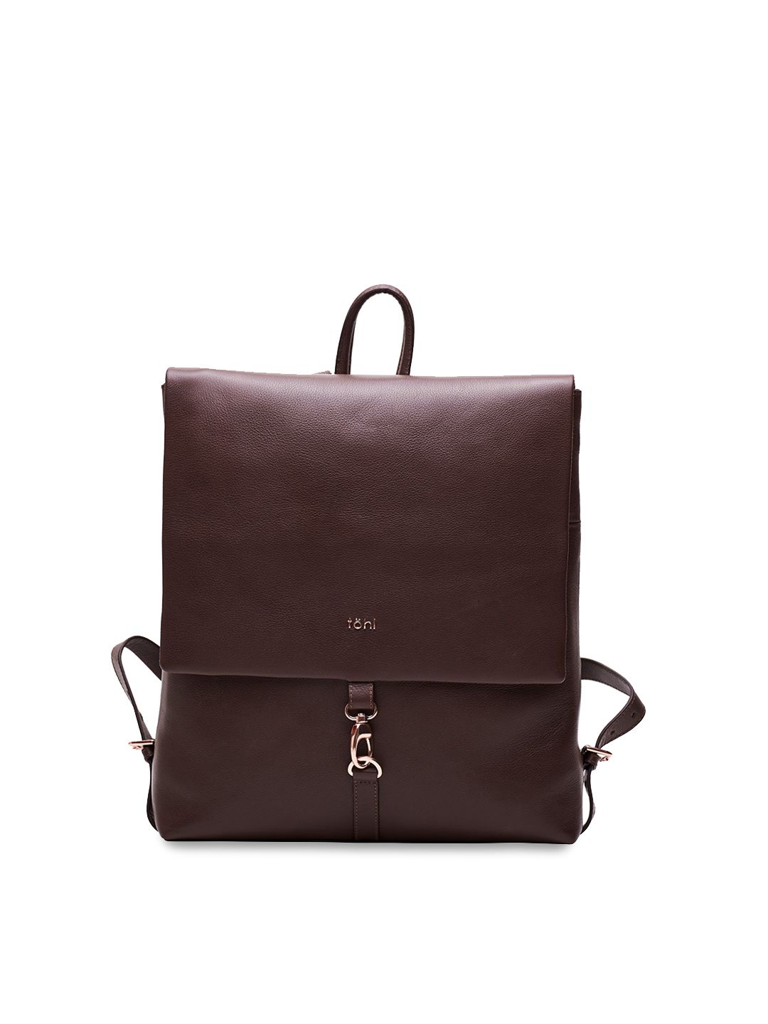 tohl Women Brown Solid Backpack Price in India