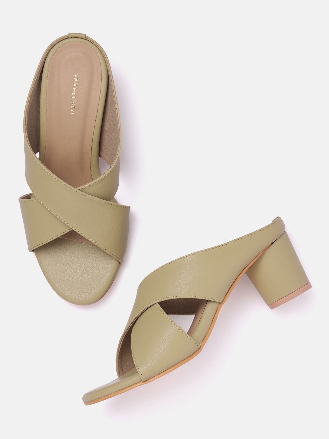 Van Heusen Woman Open Toe Block Heels