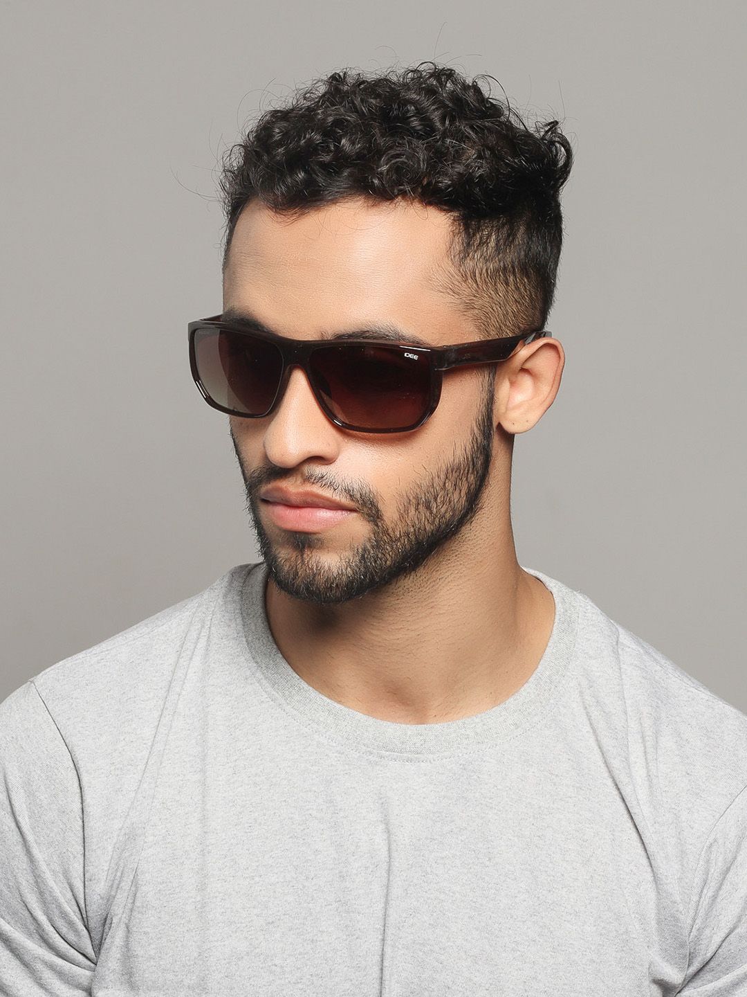 IDEE Men Square Sunglasses With UV Protected Lens IDS2900C2PSG