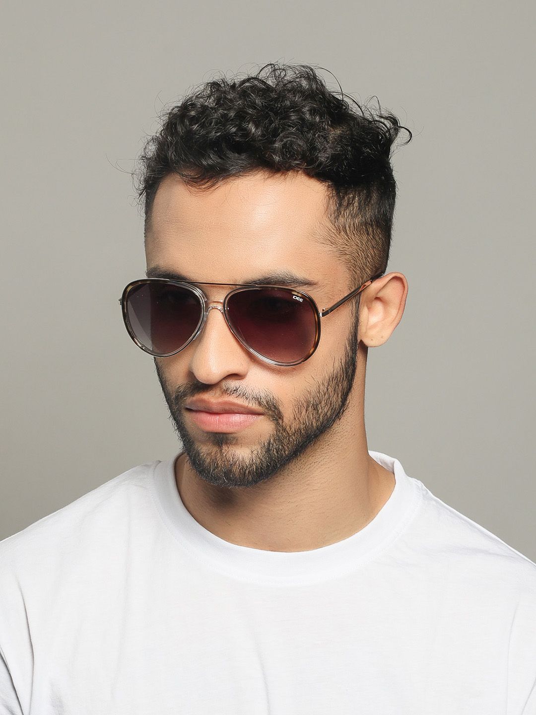 IDEE Men Aviator Sunglasses with UV Protected Lens IDS2912C3SG