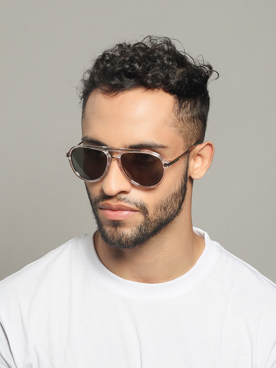 IDEE Men Aviator Sunglasses With UV Protected Lens IDS2914C3SG