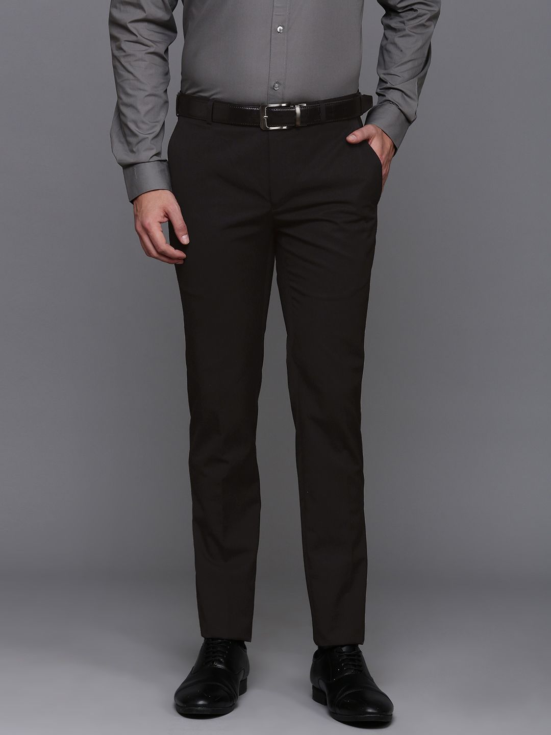 Raymond Men Slim Fit Formal Trousers
