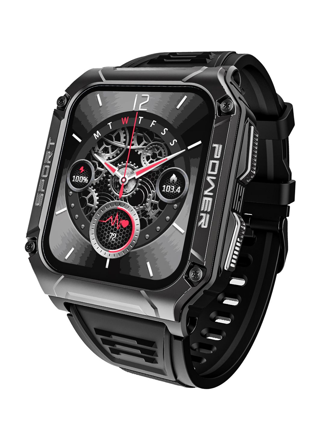 boAt Unisex Wave Force 2 1.96" HD Display Smartwatch With Bluetooth Calling