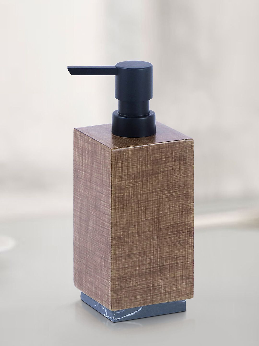 OBSESSIONS Brown Matte Textured Soap Dispenser 320 ml