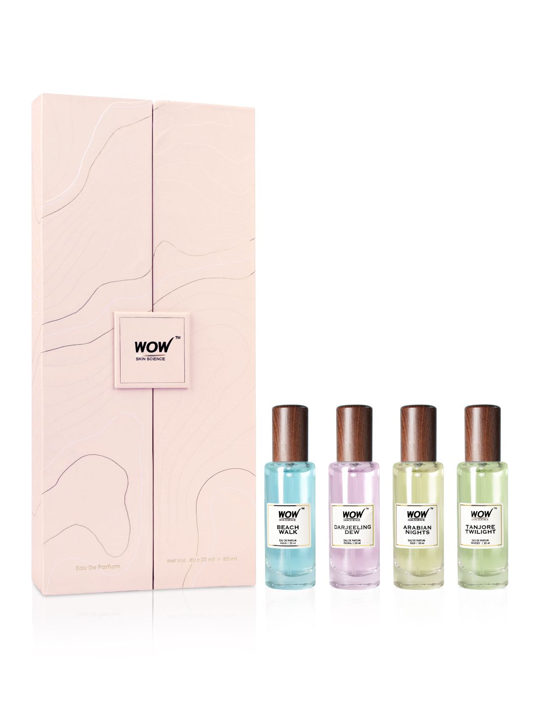 WOW SKIN SCIENCE WOW SKIN SCIENCE Women Valentine's Day Gift Set of 4 Eau De Parfum - 20 ml Each