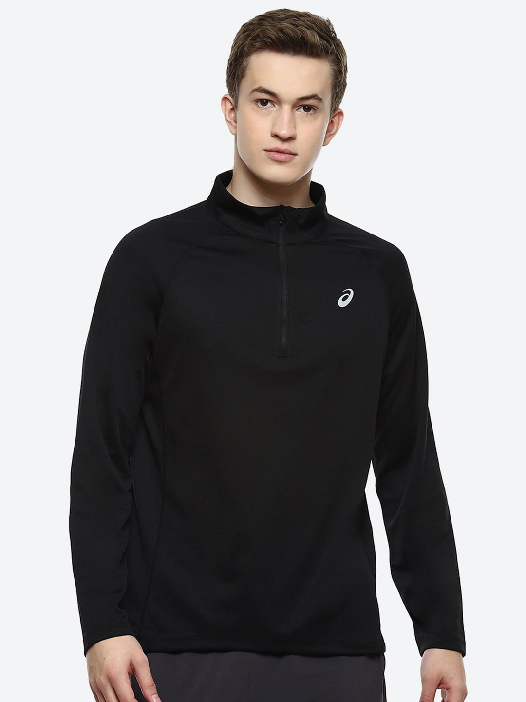 Buy ASICS Half Zip LS High Neck Raglan Long Sleeves T-Shirt