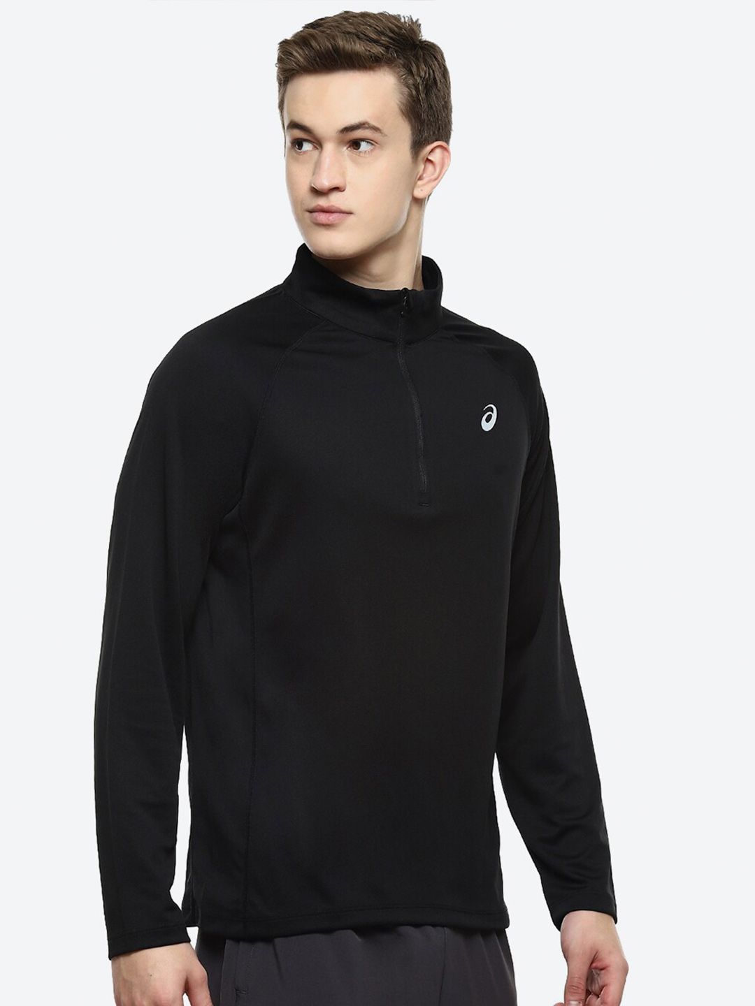 Buy ASICS Half Zip LS High Neck Raglan Long Sleeves T-Shirt