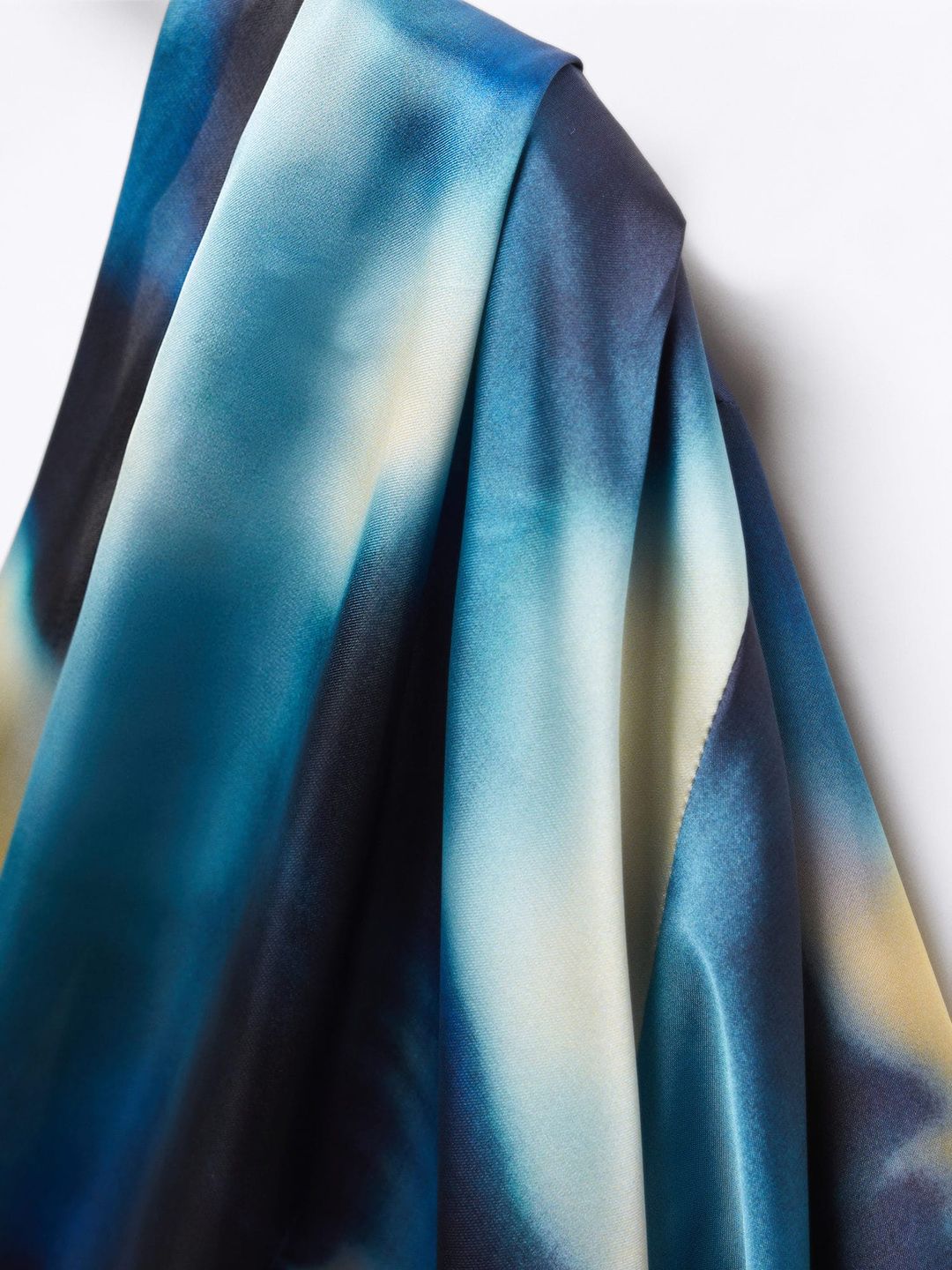 Tie and Dye Dyed One Shoulder Crop Top