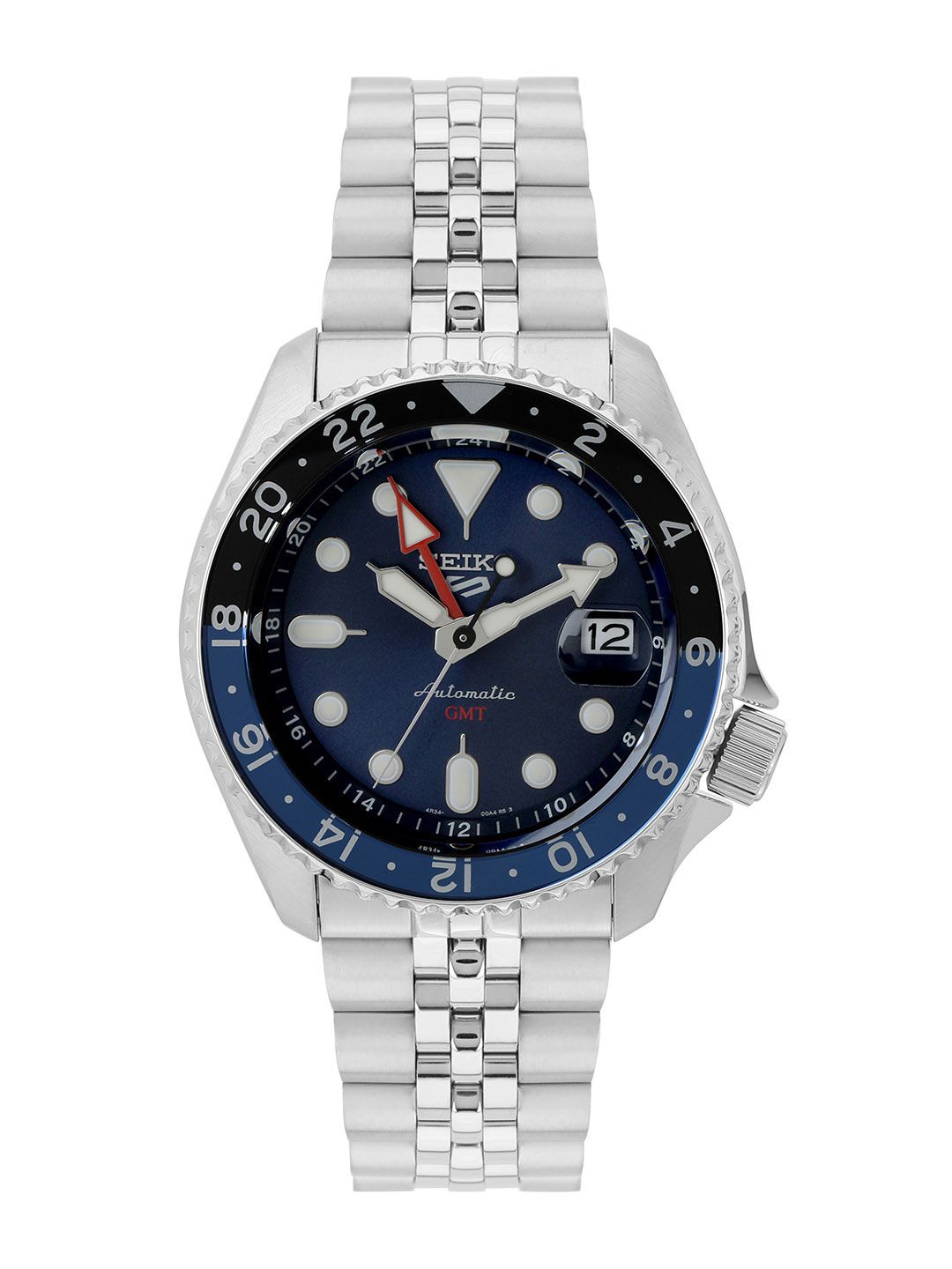 SEIKO SEIKO Men Stainless Steel Wrap Around Straps Analogue Automatic Motion Powered Watch