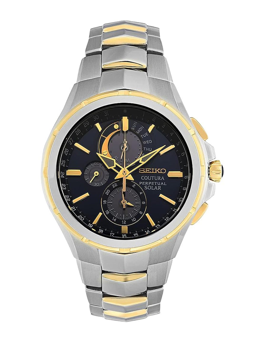 SEIKO SEIKO Men Stainless Steel Bracelet Style Analogue Automatic Motion Powered Watch SSC798P1