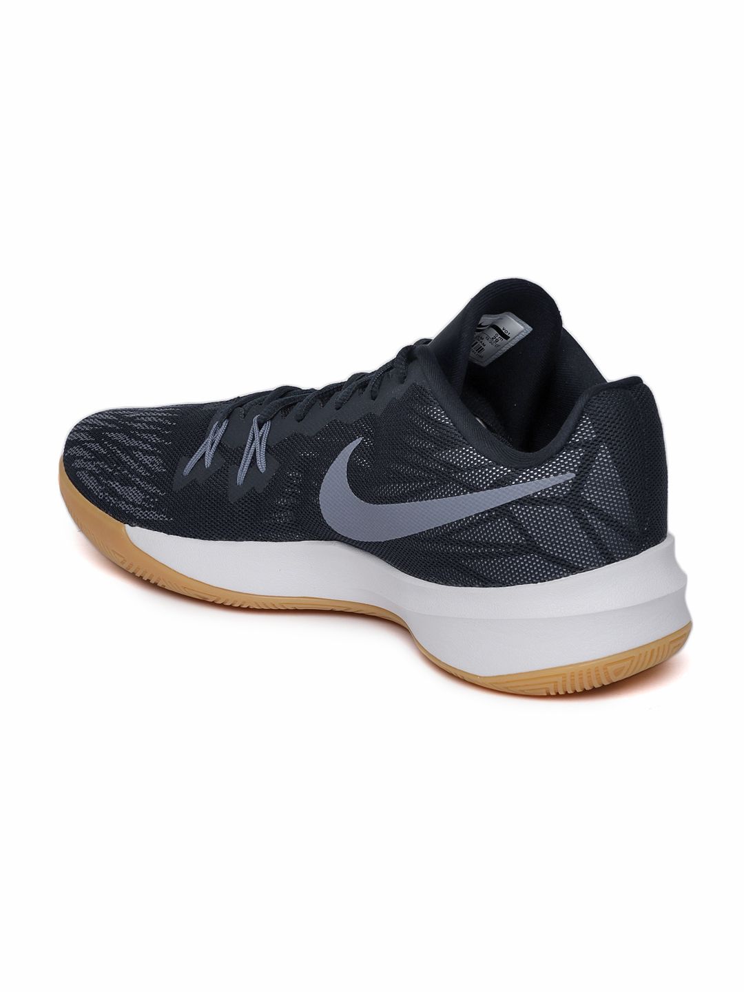 Buy Nike Men Navy ZOOM EVIDENCE II Basketball Shoes - Sports  display picture 1