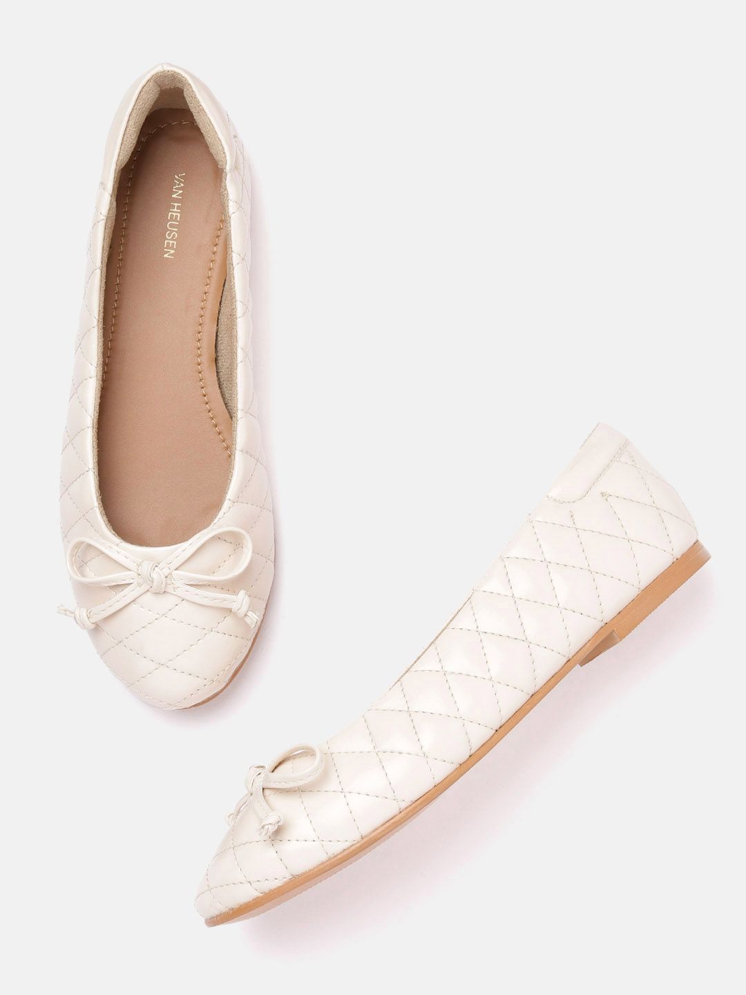 Van Heusen Woman Quilted Ballerinas with Bows