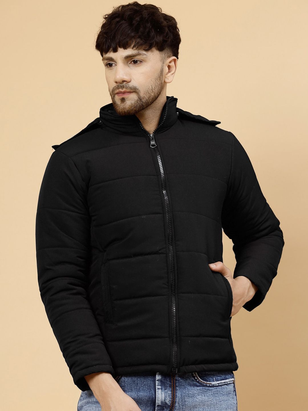 KLOTTHE Hooded Water Resistant Padded Jacket