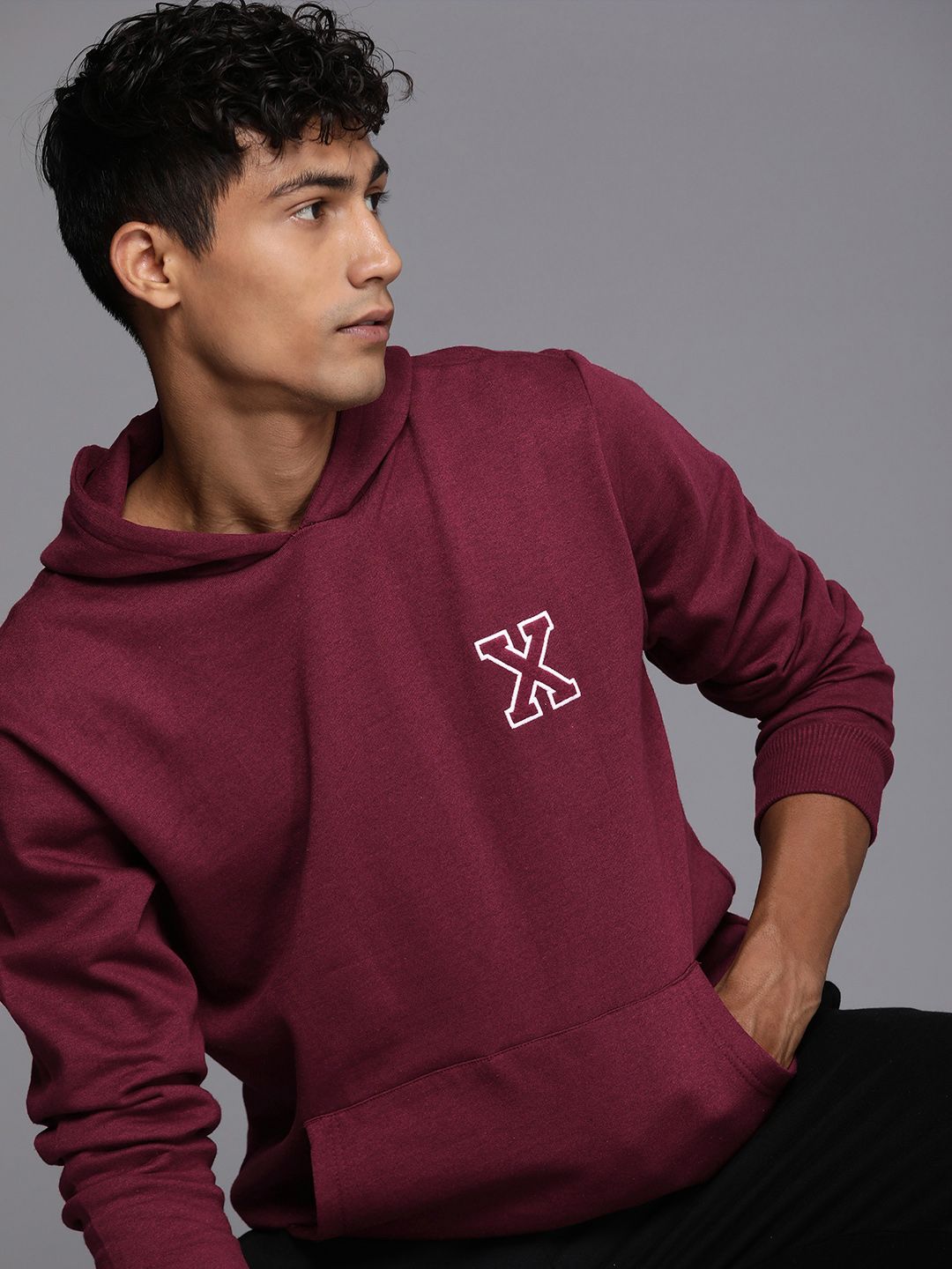 HRX by Hrithik Roshan Men Lifestyle Fleece Hooded Sweatshirt
