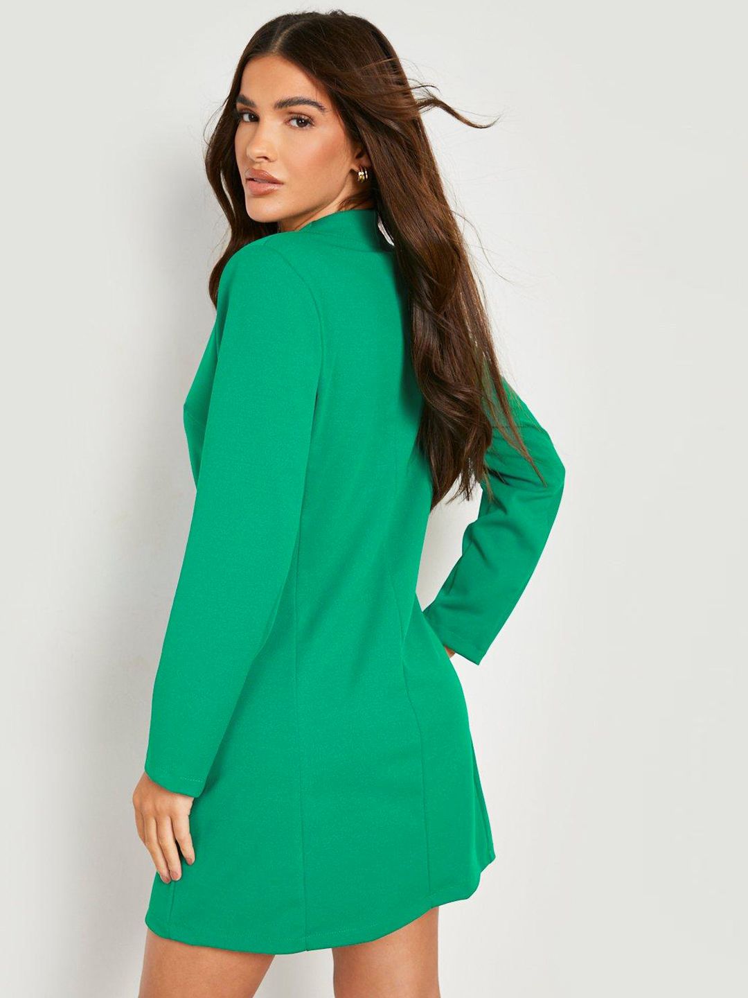 boohoo green blazer dress Kylie Blazer Dress- Green – Muy Muy Boutique main image 0