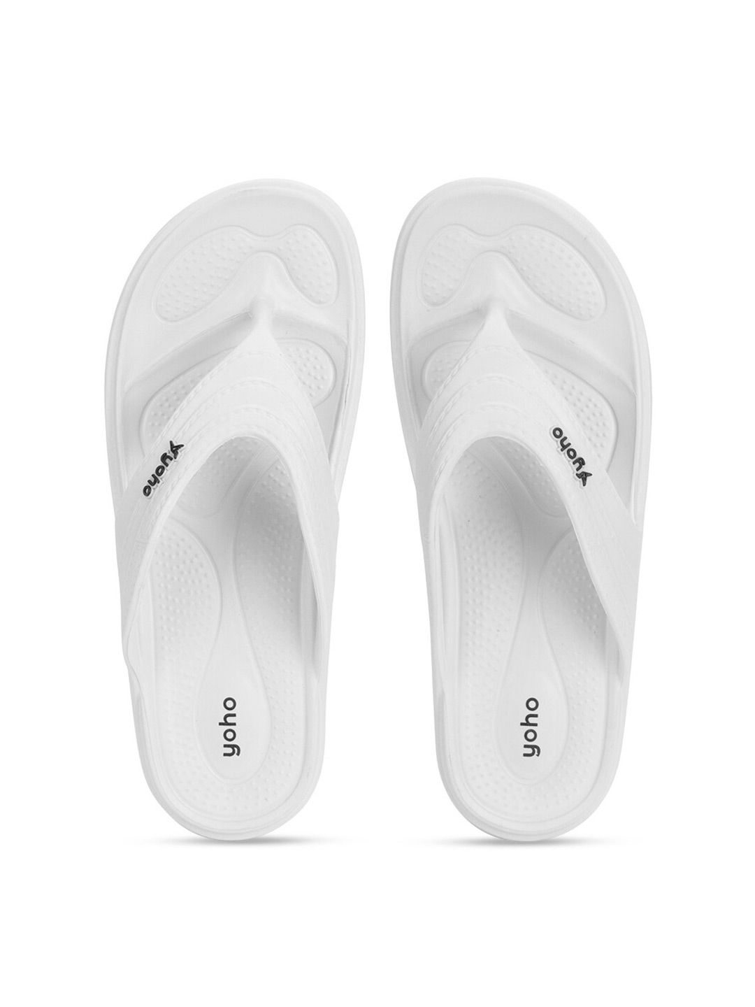 yoho Women Textured Comfortable Thong Flip-Flops