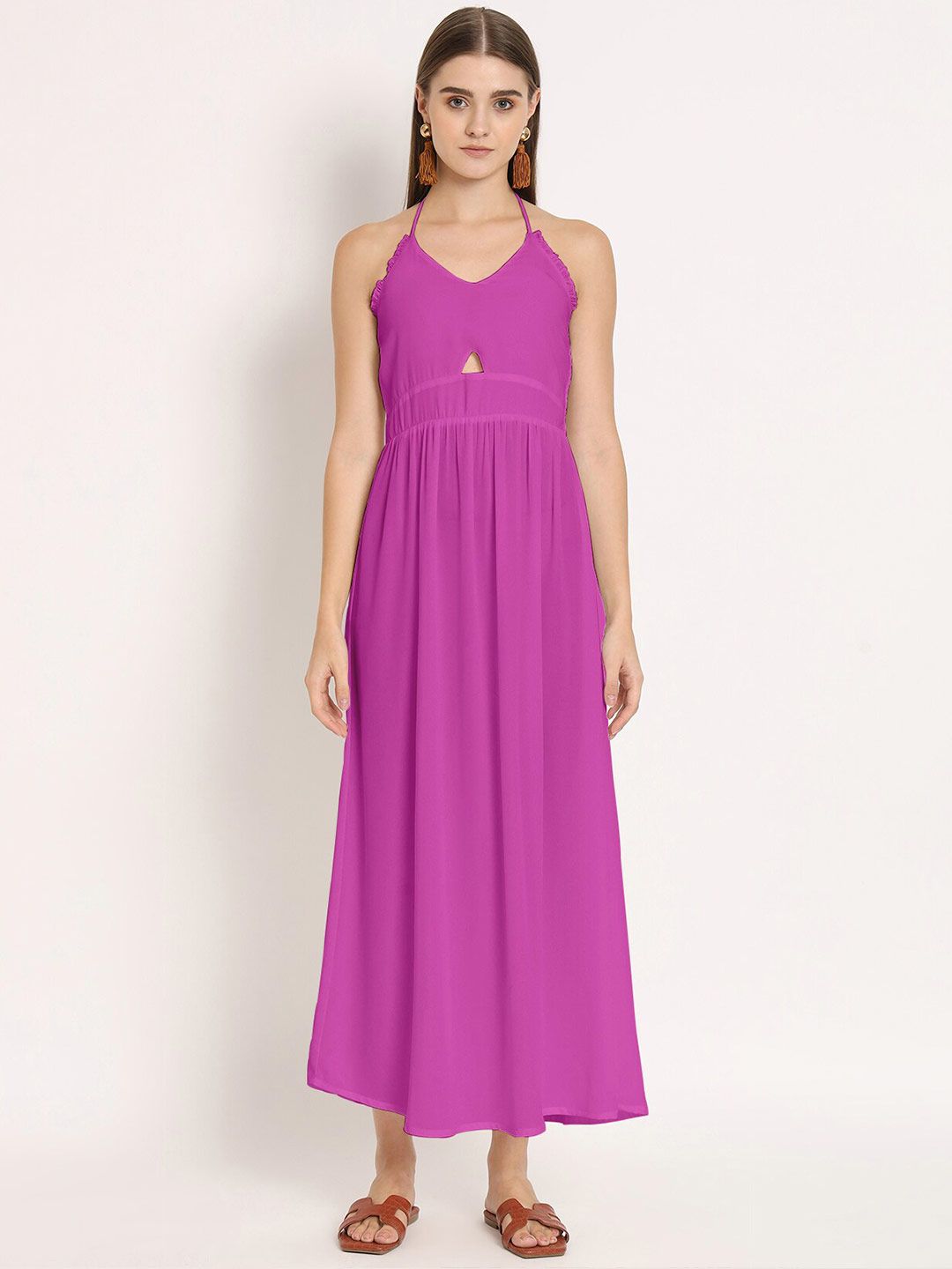 Moomaya Pink Maxi Dress Price in India