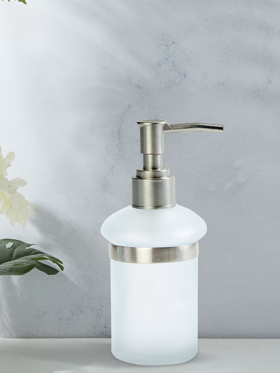 Home Centre White Wall Mounted Soap Dispenser 160 ml