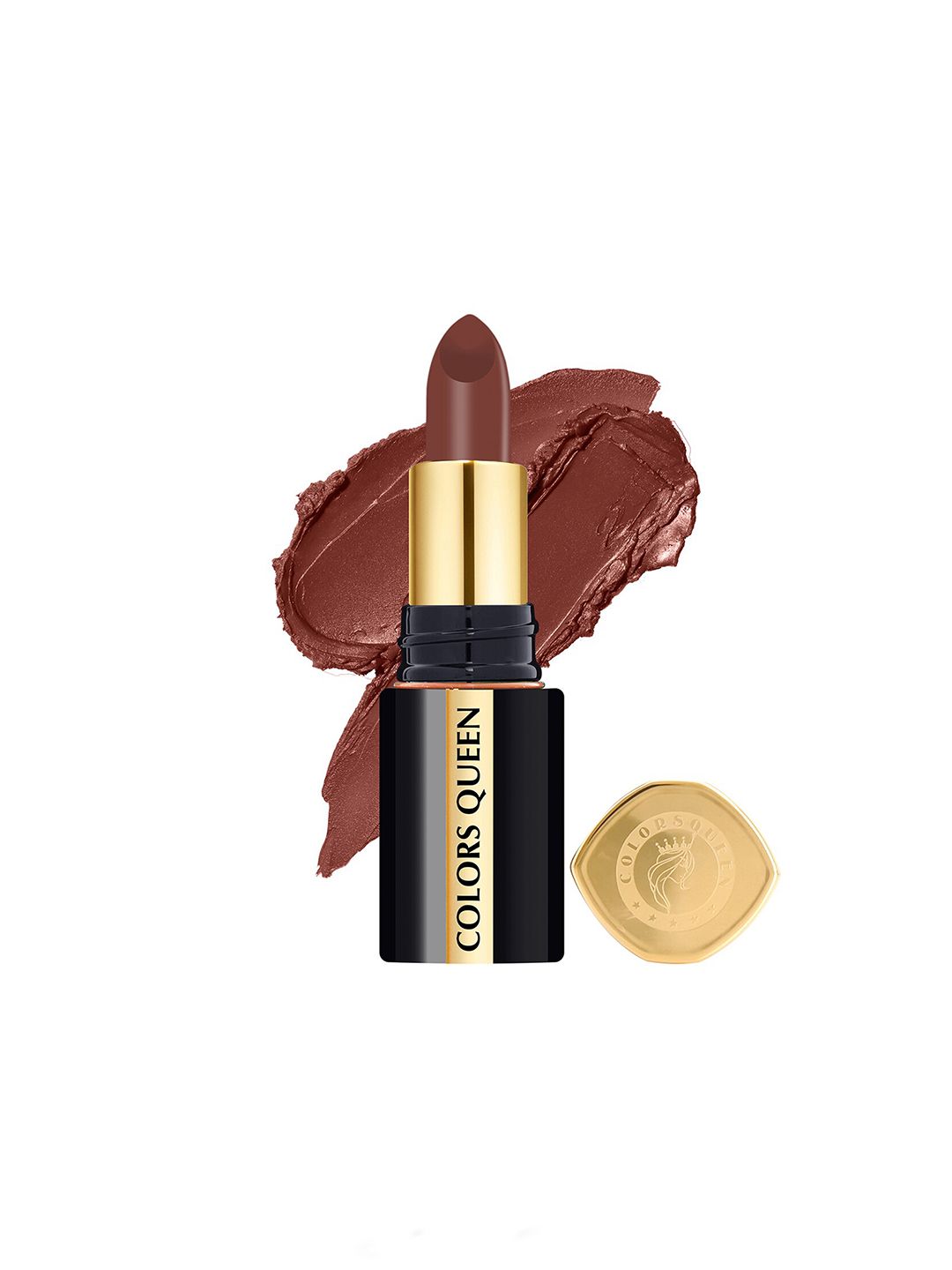 Colors Queen Luxury Matte Non Transfer & Waterproof Lipstick - Coffee Commando 16