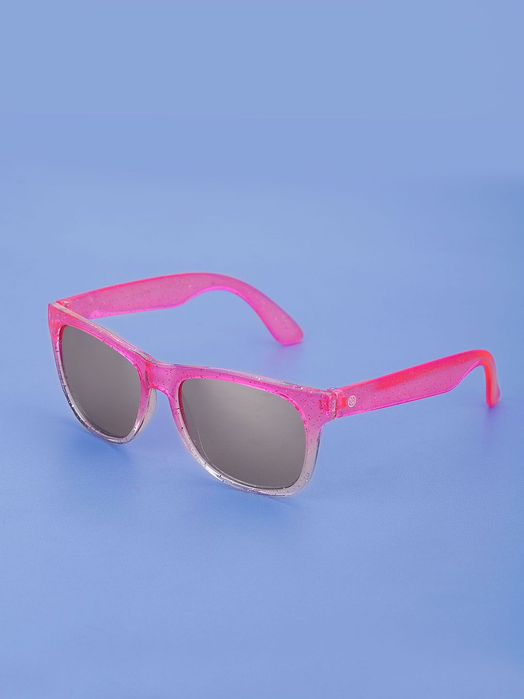 Carlton London Girls Mirrored Lens & Pink UV Protected Lens Wayfarer Sunglasses  CLSG237