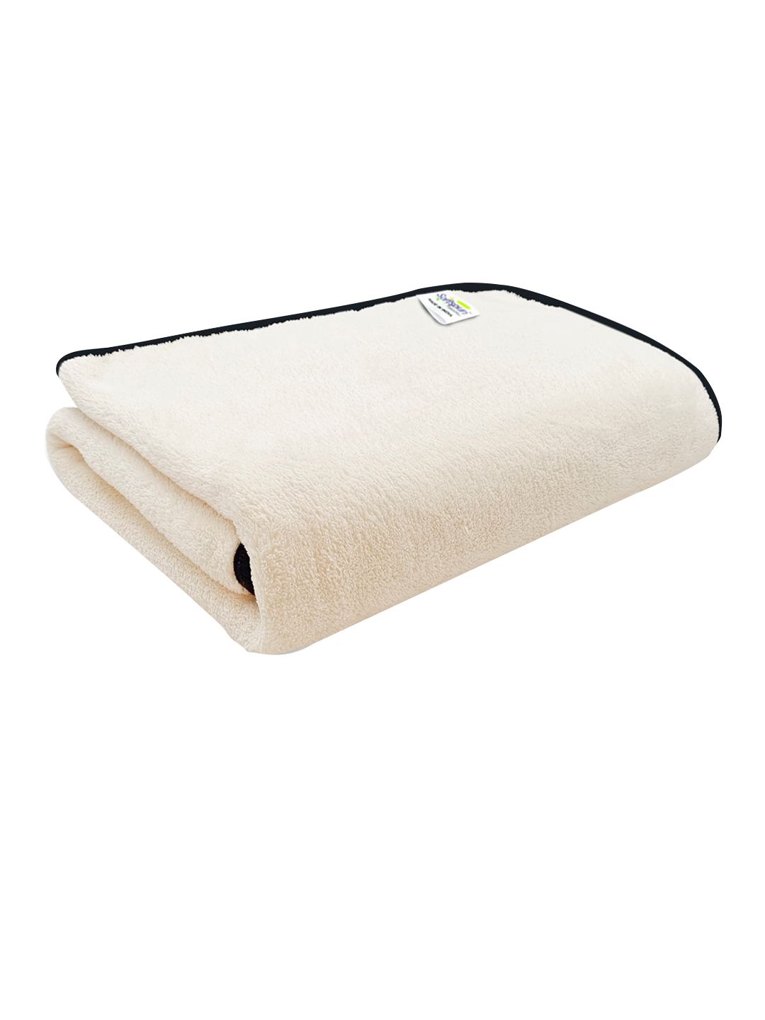 Softspun Microfiber White Pure Cotton Bath Towel